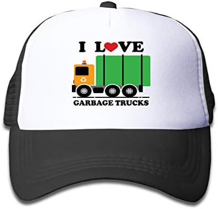 וולדל בנים אני אוהב אשפה משאיות כובע אשפה נהג משאית רשת כובע מתנת יום הולדת