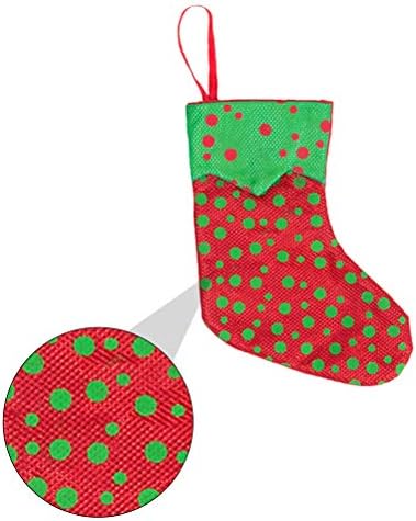 Soimiss 2 זוגות גרבי מתנה לגרבי חג המולד גרבי גרביים מנוקדים עיצוב מחזיק ממתקים