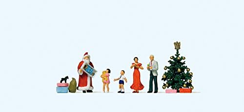 פריזר 10652 חג שמח סנטה, 4 דמויות & עץ הו דגם איור