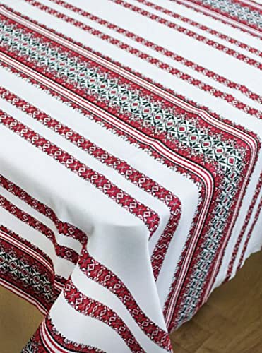 מזכרות מפת שולחן אוקראינית בד שולחן פולקלור ארוג מתנה לסבתא 1.2 מ 'על 1.5 מ' ו-1.5 מ 'על 2.25 מ'