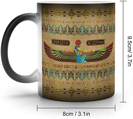 מצרי אלת איזיס חום שינוי ספל קסם קפה כוס קרמיקה תה כוס אישית מתנה עבור משרד בית נשים גברים 11 עוז