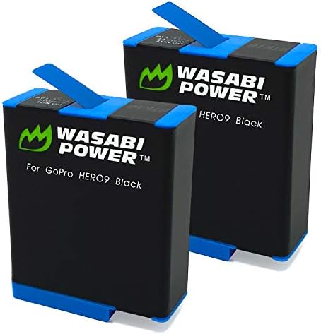 סוללת Wasabi Power תואמת את GoPro Hero11 שחור, Hero10 שחור, Hero9 שחור
