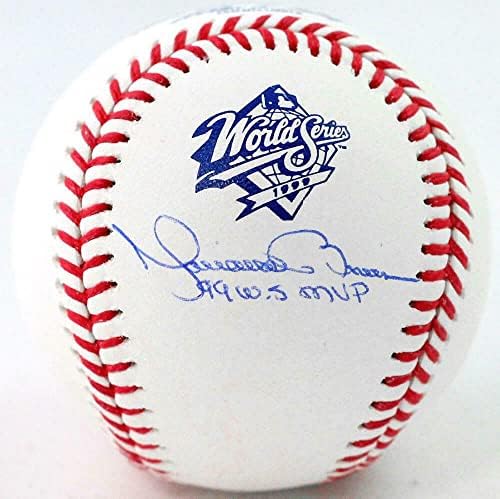 Mariano Rivera חתימה רולינגס OML 99 WS בייסבול w/ 99 WS MVP- JSA Auth - כדורי בייסבול עם חתימה