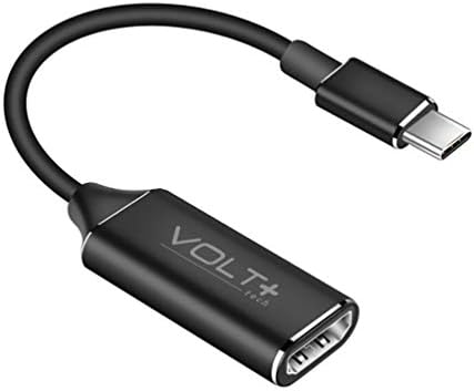 עבודות מאת Volt Plus Tech HDMI 4K USB-C ערכת תואם ל- TCL 98R754 מתאם מקצועי עם פלט דיגיטלי מלא 2160p,