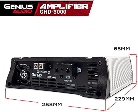 Genius Audio GHD-3000 קומפקטי מגבר טווח מלא מגבר מונובלוק 3000 ווטס-RM
