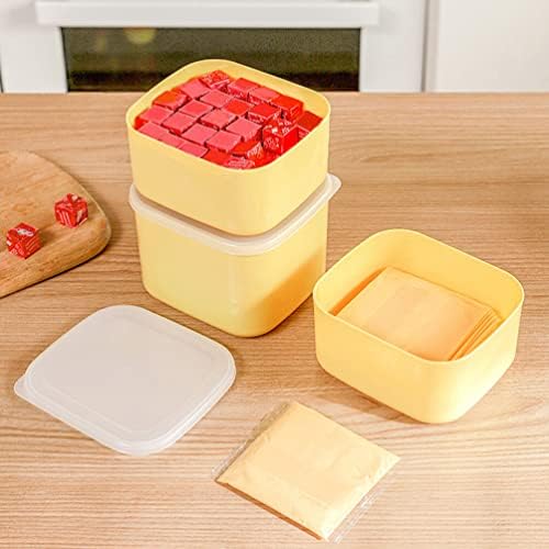 מיכלי אחסון גבינה לוקשיני עם מכסים למקרר שומר תיבת שימור גבינה מחזיק טרי חמאה לפרי ירקות מצנן 12 על