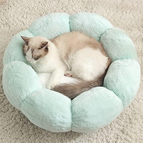 עגול פרח חתולי חורף חם קטיפה חתולי המלטת לחיות מחמד קן כרית עבור כל עונות לשפר לחיות מחמד שינה מיטה