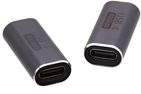 Glhong USB C מתאם נקבה לנקבה, 40GBPS 100W & 5A OTG סוג C מצמד העברת נתונים, מחבר מתאם USB C 3.2 עבור