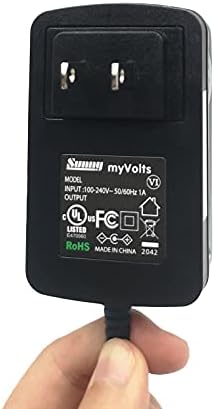 Myvolts 9V מתאם אספקת חשמל תואם/החלפה ל- Motorola TLKR -T50 Walkie Talkie - Us Plug