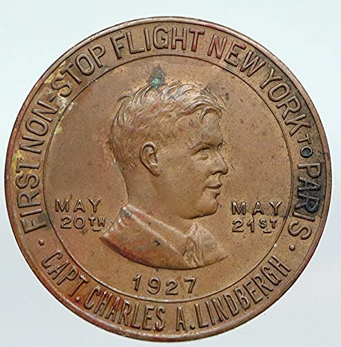 1927 1927 ארצות הברית צ'ארלס לינדברג ניו יורק למטבע טוב