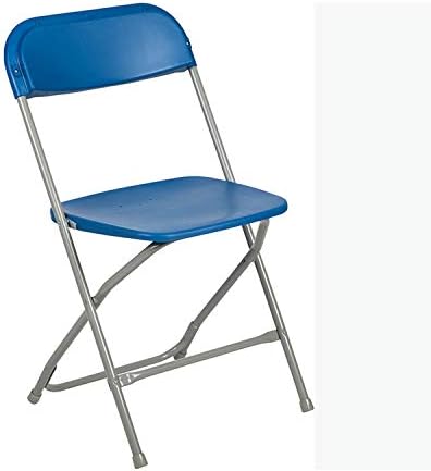 פלאש ריהוט הרקולס הרקולס סדרת פלסטיק מתקפל כיסא-כחול-10 מארז 650 ק ג משקל קיבולת נוח אירוע כיסא-קל משקל