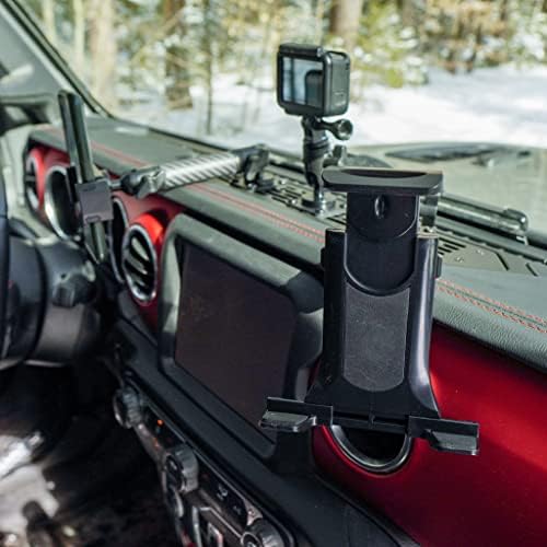 כדורי רוביגריד דאש הר פלטפורמת טלפון מחזיק + לוח מחזיק + פעולה מצלמה הר צרור תואם עם 2018 + ג 'יפ רנגלר