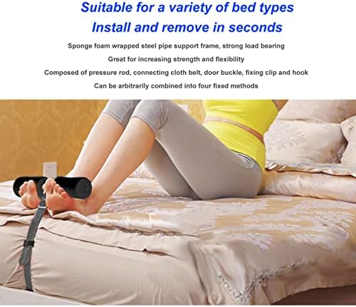 מיטת כפיפות בטן בר, מתכוונן נייד אימון ציוד, קל משקל כוח שרירים כושר ציוד, כפיפות בטן מאמן