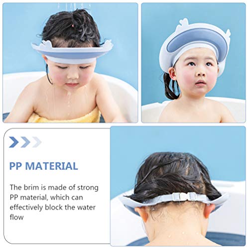 תינוק סיליקון מקלחת כובע רחצה כובע פעוט קריקטורה בטיחות שמפו כובע מקלחת מגן הגנת אמבטיה כובע לפעוטות