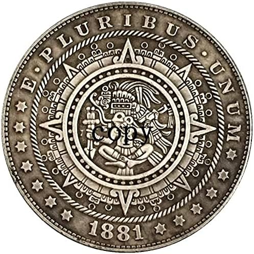 העתק מטבע זיכרון מטבע מטבע הובו ניקל 1881-עותק של CC מורגן דולר ארהב סוג 226