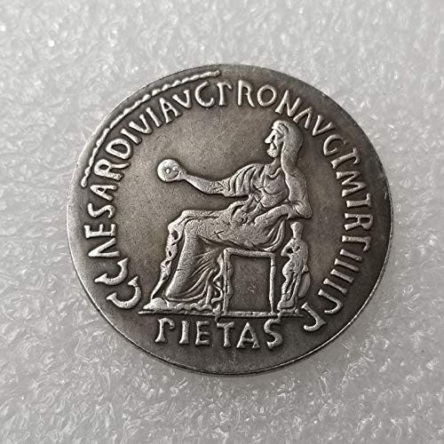 מלאכה מטבע רומאי נחושת מצופה כסף לעשות מזכרות מטבעות ישנות 14 אוסף COLOCTION מטבע זיכרון