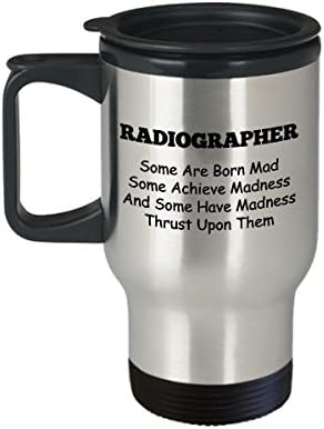 ספל נסיעות קפה רדיוגרפי הטוב ביותר מצחיק טכנאי ריי טכנאי תה כוס תה רעיון מושלם לגברים נשים רדיוגרף חלקם