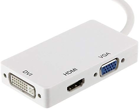 Mini DisplayPort DP Thunderbolt ל- DVI VGA HDMI-Converter Converter 3 בכבל מתאם אחד עבור IMAC MAC Mini