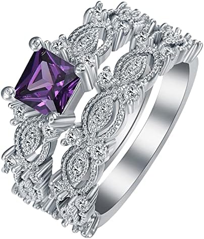 אירוסין Soehir זירקונים נשים טבעות נישואין קבעו טבעות תכשיטים לאישה טבעת נשות יהלום טבעת טמפרטורה