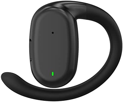 Loluka שחור יחיד אוזניות אלחוטיות עם אוזניות אוזניות אוזניות אוזניות פתוחות באוזניות Bluetooth Wireless