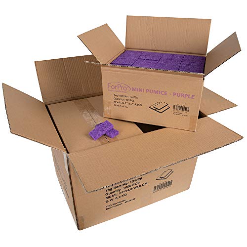 יסודות מיני ספוג כרית סגול-מקרה חבילה 4 קופסות, 400-לספור כל תיבה