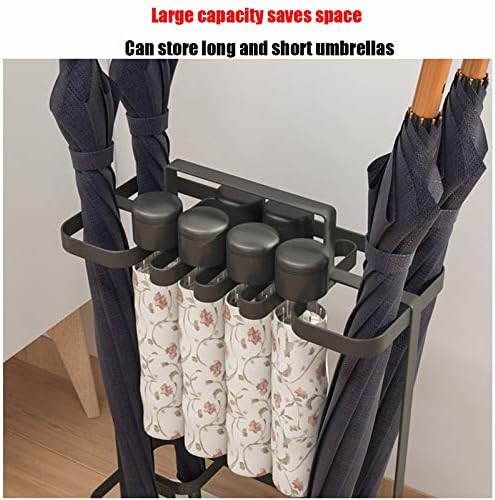 עמדת מטרייה של WXXGY עבור לובי מלון ביתי יכולה להחזיק 10-12 מטריות ארוכות וקצרות אטומות למים וחלודה