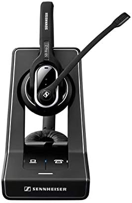 אוזניות Sennheiser SD Pro2 לטלפון שולחן העבודה, אוזניות אלחוטיות התואמות לטלפונים של Yealink, EHS36