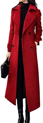 מעיל אופנה סתיו/חורפי של Zouyeeph/חורף צבע מוצק חם ז'קט ארוך עם מעיל כיס מעיל דק