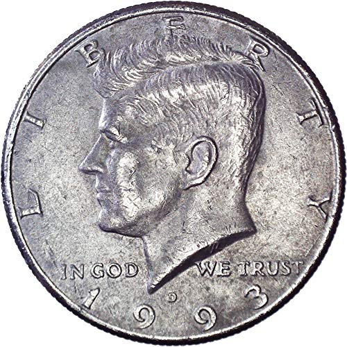 1993 ד קנדי חצי דולר 50 סנט מאוד בסדר