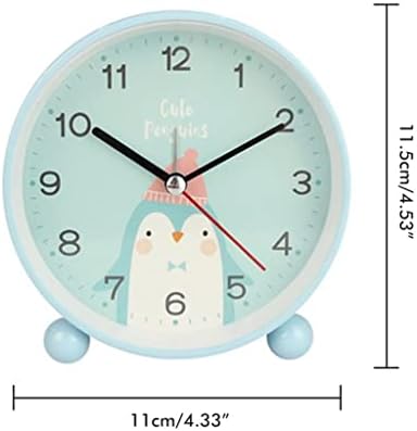 שעון קל של Quesheng Mini לא מתקתק שעון עבודה שעון חמוד מאמן שינה חמוד