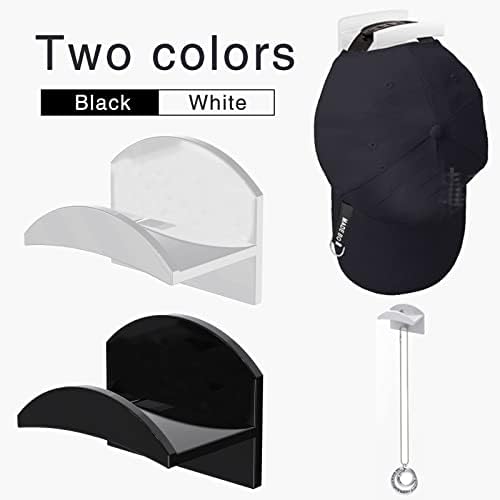 ג ' וסנס 12 חבילה דבק כובע ווים, משודרג כובע מתלה קיר-מינימליסטי כובע מתלה עיצוב,לא קידוח כובע ארגונית,חזק