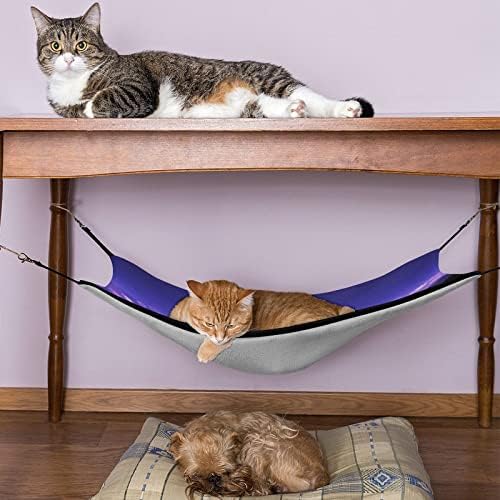 חתול כלוב ערסל סגול חד קרן לחיות מחמד נדנדה מיטה מתאים כלוב כיסא רכב מקורה חיצוני 16.9& 34; איקס13