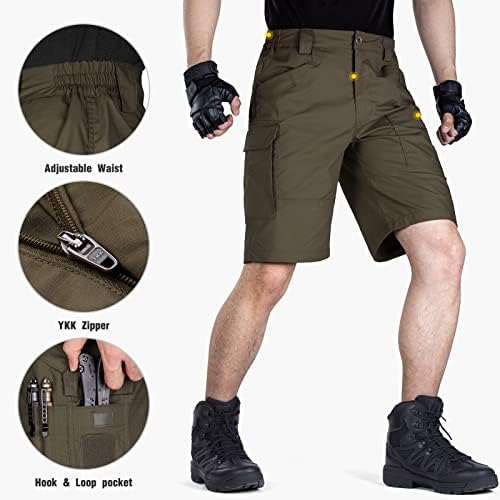 חייל חינם לטיולי טיול מכנסי מטען קצרים קלים מכנסיים קצרים טקטיים קלים מכנסיים קצרים יבש מהיר לטיולי