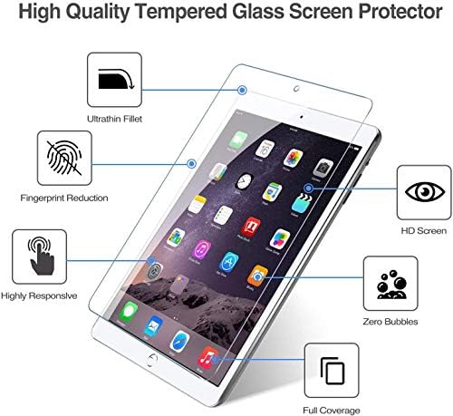 Procase iPad mini 1 2 3 מגני מסך, מגן מסך מזכוכית מזג מזג מגן מסך שומר עבור 7.9 Apple iPad Mini, Mini