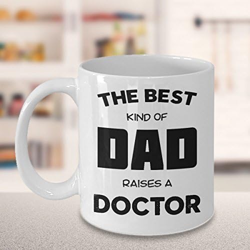 מתנות של אבא דוקטור - הסוג הטוב ביותר של אבא מגדל ספל קפה לבן של דוקטור, כוס תה