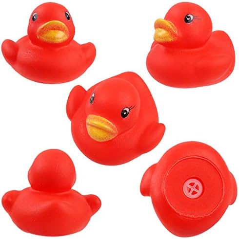 50 יחידות גומי ברווזים אמבט צעצוע, ססגוניות מיני גומי ברווז בתפזורת לצוף ברווז תינוק אמבטיה צעצוע, מקלחת