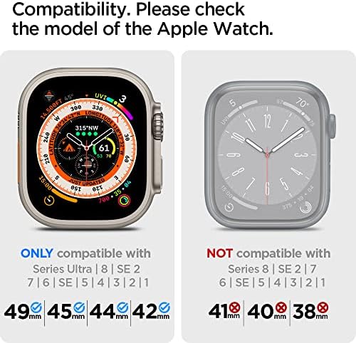 להקה מחוספסת של Spigen מיועדת ללהקת Apple Watch עבור Apple Watch Ultra, סדרה 8/7, סדרה SE2/6/SE/5/4