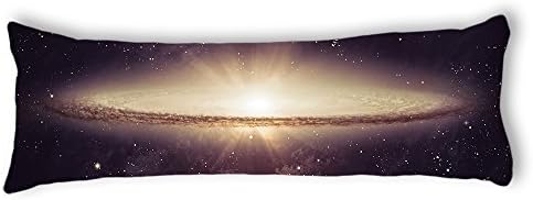 Ailovyo Space ערפילית יקום דפוס רטרו גלקסי מכונת שבטי רחיצה סאטן משיי סאטן דקורטיבי כרית גוף מכסה, 20