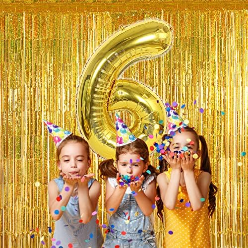 40 אינץ 'זהב מספרים גדולים בלון 0-9 קישוטים למסיבת יום הולדת, נייר כסף Mylar Big Balloon Digital 1,