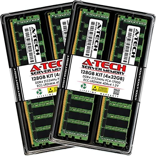 A-Tech 128GB ערכת זיכרון זיכרון זיכרון עבור Supermicro CSE-745BAC-R1K28B2-DDR4 2133MHz PC4-17000 ECC