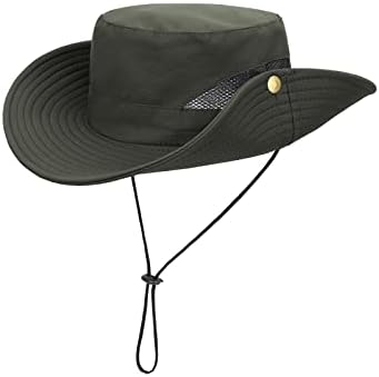 Century Star Mens Sun Hat Hat Women Wide Sude Fishing Hat Safari upf 50+ דלי אריז כובע שמש הגנה על שמש