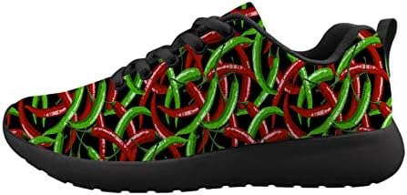 ירוק אדום פלפלים חמים של נעל ריפוד לגברים אתלטית נעלי טניס נעלי ספורט אופנה