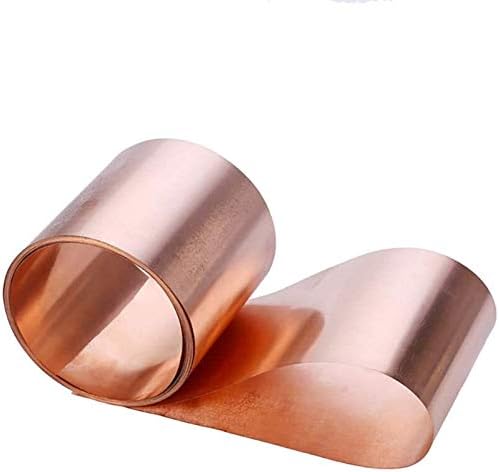 Hapfun Metal Metal Foil Roeper Se -Copper Se -מתכת עובי -רוחב: 40 ממ אורך: 1000 ממ צלחת פליז