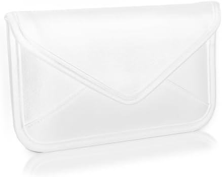מארז גוויות Box עבור LG K10 - כיס מסנג'ר עור עלית, עיצוב מעטפת עור סינטטי עור עבור LG K10 - שנהב לבן