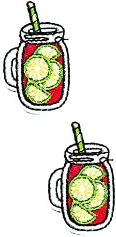 קליינפלוס 2 יחידות. מיני קרח משקאות פירות לימון סודה ברזל על תיקוני משקאות לשתות קריקטורה ילדים אופנה