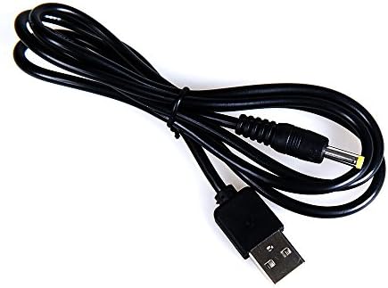 Sisthirth 2 pcs 3 ft USB TO TYPE H BARLEL 5V DC Power USB ל- DC כבל חשמל עבור PSP 3000 2000 1000, טאבלט,