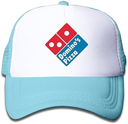 Wh & sy the Domino's Pizza Logo Kids Mesh Trucker Cap כובע אופנה מתכוונן ילדים רשת Snapback כובע Snapbacks
