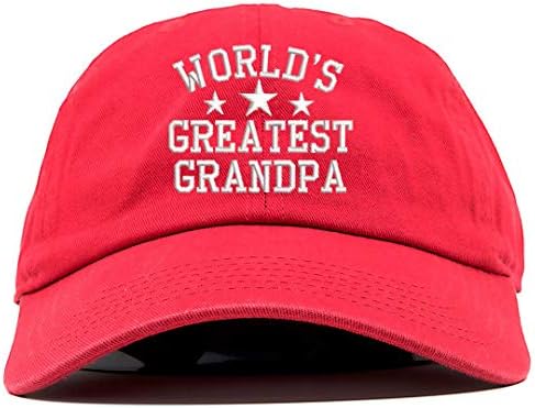 למעלה רמת הלבשה הגדול בעולם סבא רקום נמוך פרופיל רך כותנה בייסבול כובע