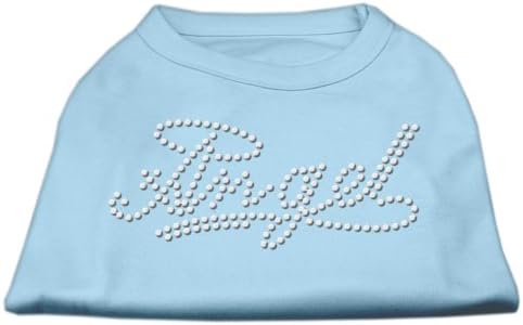 מוצרי חיות מחמד של מיראז ', חולצת הדפסה של אנג'ל רינסטוד בגודל 14 אינץ' לחיות מחמד, גדולות, כחול תינוק