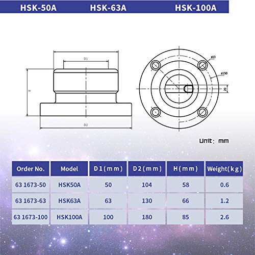 מחזיק כלי CNC HSK63A